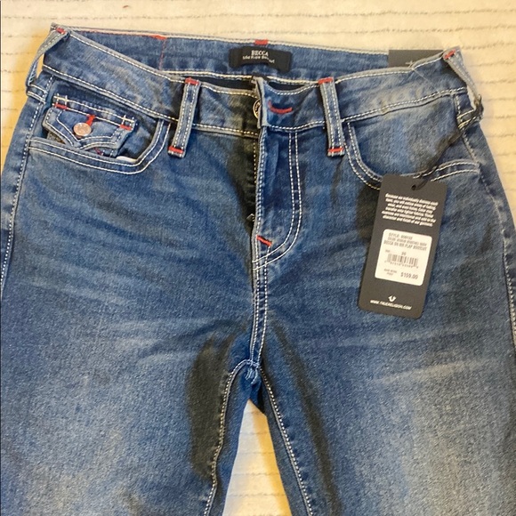 TRUE RELIGION.Classic Blue Women's Jeans - Picture 3 of 12